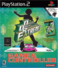 Dance Dance Revolution X Playstation 2  box art